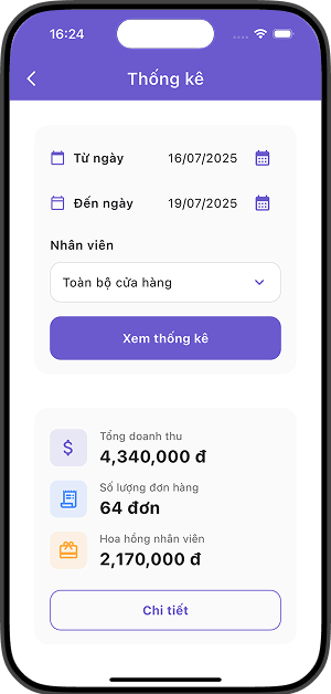 Tính hoa hồng tự động